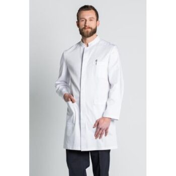 ALSICO BLOUSE HOMME SBM BLANC ML COL OFFICIER