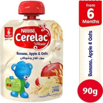 CERELAC BANANE POMME AVOINE 90G