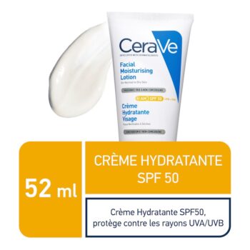 Cerave crème hydratante visage SPF50 | 52ml