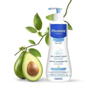 MUSTELA GEL LAVANT AVOCAT CORPS ET CHEVEUX 500ML