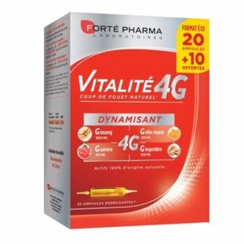 FORTE PHARMA VITALITE 4G DYNAMISANT B30 AMPOULES
